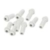10pcs 5mm Inner Dia Rubber Strain Relief Cord Boot Protector Cable Sleeve White for Plug Power Tool view 1