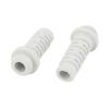 10pcs 5mm Inner Dia Rubber Strain Relief Cord Boot Protector Cable Sleeve White for Plug Power Tool view 2