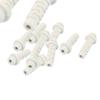 10pcs 5mm Inner Dia Rubber Strain Relief Cord Boot Protector Cable Sleeve White for Plug Power Tool view 4