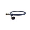 Stainless steel wire braided hose explosion-proof and anti-winding 4 minutes 60cm faucet hot and cold water inlet hose pointed hose (Size : 30cm) view 2