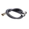 Stainless steel wire braided hose explosion-proof and anti-winding 4 minutes 60cm faucet hot and cold water inlet hose pointed hose (Size : 30cm) view 3