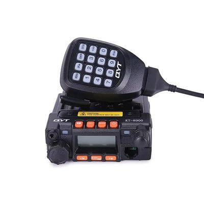 KT-8900 Mic Mini Car Mobiel Radio VHF/UHF Dual Band 25 Watts 200CH Transceiver Receiver Dual Standby Long Range Black