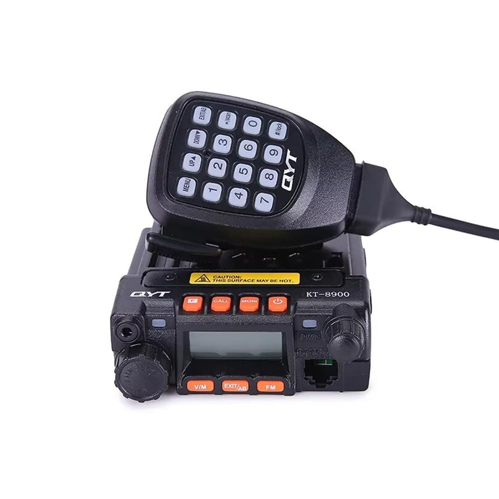 KT-8900 Mic Mini Car Mobiel Radio VHF/UHF Dual Band 25 Watts 200CH Transceiver Receiver Dual Standby Long Range Black