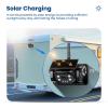 WiFi Magnetic Solar Wireless Backup Camera for Trucks/RV/Trailer, 1080P Rechargeable Rear View Camera Hikity, IP68 Waterproof Reverse Cam, Nigh Version/Type-C Charge/Easy Install, Support iOS&Android view 4