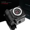 GARIZ Genuine Leather Camera Case for Sony 6700 XS-CHA6700BK Black view 2