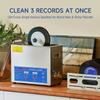 LP Record Cleaner 6l Portable Sonic Cavitation Machine Ultrasonic Vinyl Record Cleaner Clean 1-6 Vinyl Records Once Digital Sync Function view 3