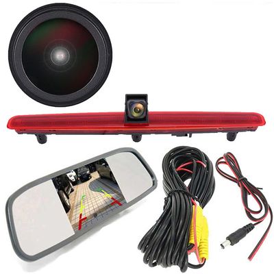 1280 * 720 Pixel Super HD Reversing Camera with Rear-View Mirror Replacement for VW Multivan T5 V 5 Van California 7EF 7EM 7EN 7HF 7HM 7HN/ Caravelle V Bus Kasten 7EB 7EJ 7HB 7HJ 7EA 7EH 7HA 7HH