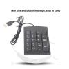 DAUZ Portable Number Keypad, Antislip Antifall Keypad Numeric Keypad, for Desktop Computers / /iOS for Laptop view 4
