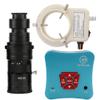 4K HDMI USB Industrial Video Microscope Camera 200X C-Mount Lens With 56-LED Adjustable Ring Light For Phone Tablet PC PCB view 1