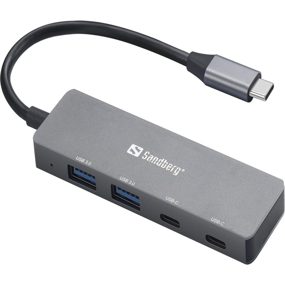 Sandberg USB-C to 2xUSB-A + 2xUSB-C Hub, 136-50