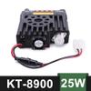 KT-8900 Mic Mini Car Mobiel Radio VHF/UHF Dual Band 25 Watts 200CH Transceiver Receiver Dual Standby Long Range Red with Mini Antenna and Magnet view 2