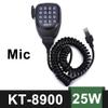 KT-8900 Mic Mini Car Mobiel Radio VHF/UHF Dual Band 25 Watts 200CH Transceiver Receiver Dual Standby Long Range Red with Mini Antenna and Magnet view 4