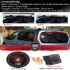 1280 * 720 Pixel Super HD Brake Light Camera with 4.3 Inch LCD Monitor, Reversing Camera Replacement for Fiat E-Doblo 2022/Peugeot Partner 2 II Tepee Rifter/Citroen Berlingo 3 III 4 IV B9 Kasten view 2