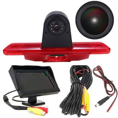 1280 * 720 Pixel Super HD Reversing Camera with 4.3 Inch Monitor Replacement for Fiat Scudo Bus Kasten 270 272/Citroen Jumpy Dispatch Box Kasten VF7/Peugeot Expert Tepee Kasten VF3A VF3U VF3X Furgon