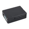 Aluminum Grid Grooved Case Compatible with Raspberry Pi 4 Grid Grooved Lid with Inner Heatsink Pillars Fast Passive Cooling view 2