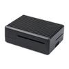 Aluminum Stripe Grooved Case Compatible with Raspberry Pi 4 Stripe Grooved Body with Inner Heatsink Pillars Fast Passive Cooling view 2
