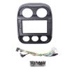 10.1 Inch Compatible with Jeep Compass Patriot 2010-2016 Car Radio Fascias MP5 Stereo Panel Dashboard Installation Frame 2Din Head Radio Kit (Color : Frame AN cable) view 1