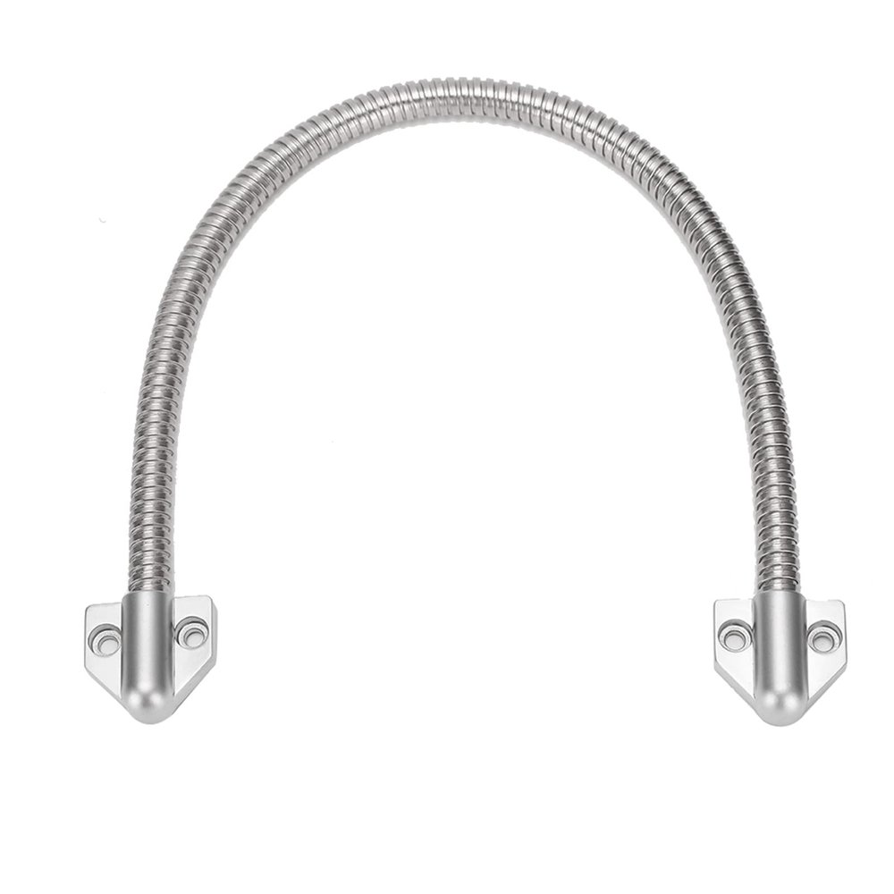 Door Loop, Armored Loop Power Transfer, Large Door Loop Exposed, Stainless Steel Armored Loop Power Transfer - Door Loop Wire Protector for Access Control Systems, 16" Long, 1/2" OD