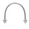 Door Loop, Armored Loop Power Transfer, Large Door Loop Exposed, Stainless Steel Armored Loop Power Transfer - Door Loop Wire Protector for Access Control Systems, 16" Long, 1/2" OD view 1