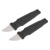MECCANIXITY 2pcs Ultra Thin Spudger Opening Pry Bar Tool Stainless Steel Curved Pry Blade Repair for Phone Laptop Tablet LCD view 1
