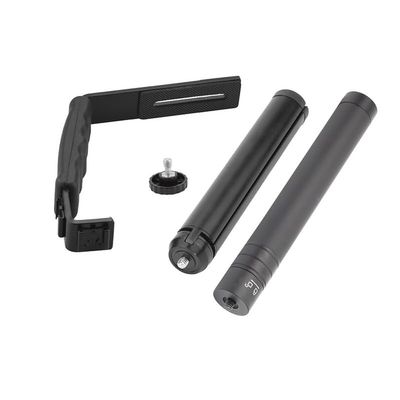 L Shaped Handle Bracket Holder Folding Tripod Extension Rod for DJI OM 4 Osmo Mobile 2 3 Handheld Gimbal Stabilizer Accessories (Color : Forward)