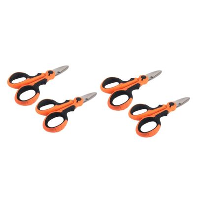 Kisangel 4pcs Fishing Braid Scissors Heavy Duty Line Cutter Braided for Saltwater Freshwater Fishing Tools