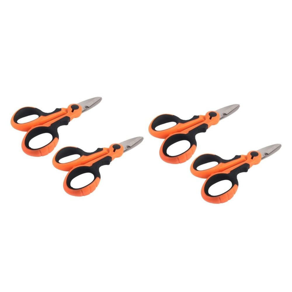 Kisangel 4pcs Fishing Braid Scissors Heavy Duty Line Cutter Braided for Saltwater Freshwater Fishing Tools