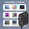 12V 2A Laptop Charger Compatible with Chuwi-Herobook Pro, 13" 14" GemiBook Pro, 13.3" Lakebook CW1509, UBook Pro X, AeroBook Pro, UBook X GemiBook Pro, 14'' GemiBook Tablet Power Cord view 3