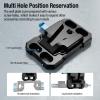 Sirui Mini V Mount Battery Plate, Small V Mount Adapter with 1/4", 3/8", M4, and M3 Multi Threads, SC-VM-B view 4