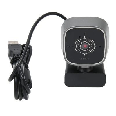 1080p Webcam - USB Pc Computer Webcam with Microphone, Laptop Desktop Camera Video Webcam, 360 Degrees Flexible Rotation, Plug and Play, for Meeting/Online Classes/Calling