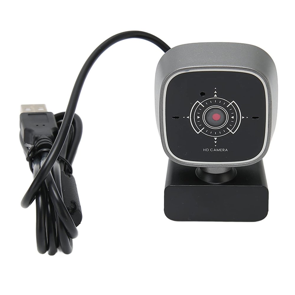 1080p Webcam - USB Pc Computer Webcam with Microphone, Laptop Desktop Camera Video Webcam, 360 Degrees Flexible Rotation, Plug and Play, for Meeting/Online Classes/Calling