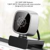 1080p Webcam - USB Pc Computer Webcam with Microphone, Laptop Desktop Camera Video Webcam, 360 Degrees Flexible Rotation, Plug and Play, for Meeting/Online Classes/Calling view 2