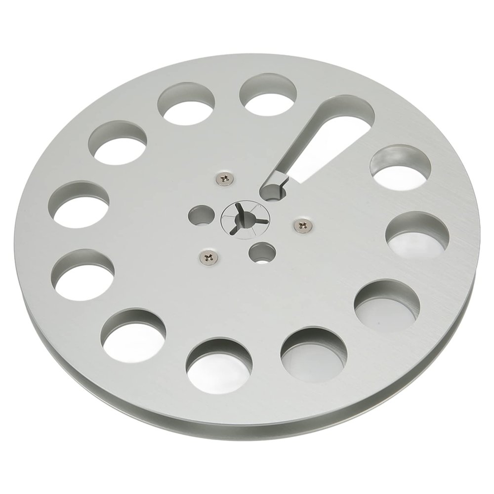 7-Inch Empty Reel Unwound Tape Empty Reel 11-Hole Universal Unwound Tape Empty Tape Reel Aluminum Tape Reel Empty Reel Unwound Spool Long Play Analog Recording Tape