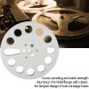 7-Inch Empty Reel Unwound Tape Empty Reel 11-Hole Universal Unwound Tape Empty Tape Reel Aluminum Tape Reel Empty Reel Unwound Spool Long Play Analog Recording Tape view 2