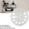 7-Inch Empty Reel Unwound Tape Empty Reel 11-Hole Universal Unwound Tape Empty Tape Reel Aluminum Tape Reel Empty Reel Unwound Spool Long Play Analog Recording Tape view 3