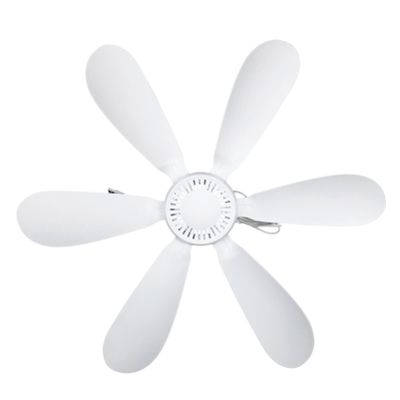 6 Blades Portable Ceiling Fan, Mini USB Tent Fans with Remote Control for Camping, Hanging Tents Ceiling Fan Mini USB Hanging Camping Tent Fans for Outdoor 42x42cm ( Color : Branco , Size : 6 Blades )