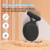 Waterproof Airtag Holder for Kids (2 Pack), Hidden Air Tag Case with Pin, Full Cover GPS Tracker Clip Compatible with Apple Airtag for Toddlers, Children, Elderly, Clothing, Backpack (Black/Blue) view 4
