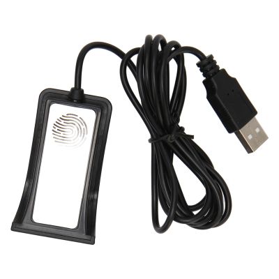 Dpofirs Fingerprint Reader, USB 10 Key Fingerprint Reader, Auto Identification Easy 10 Fingers Capacity Fingerprint Login Key for Computer, Hello, Access Control