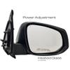 LDBKTAX Side Mirror for Toyota for Tacoma Edicion Especial/Limited//SR5/ Off-Road/Sport 16-21 & Sport/Pro 17-21 Power Heated Paintable Passenger Side (Black) view 2