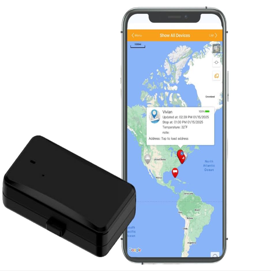 AccuGPS Magnetic GPS Asset Tracker  10,000mAh Rechargeable Battery, Up to 3 Years Standby, LTE Cat M1/NB2 + GSM, Tamper Alert, Waterproof, Strong Magnetic Mount