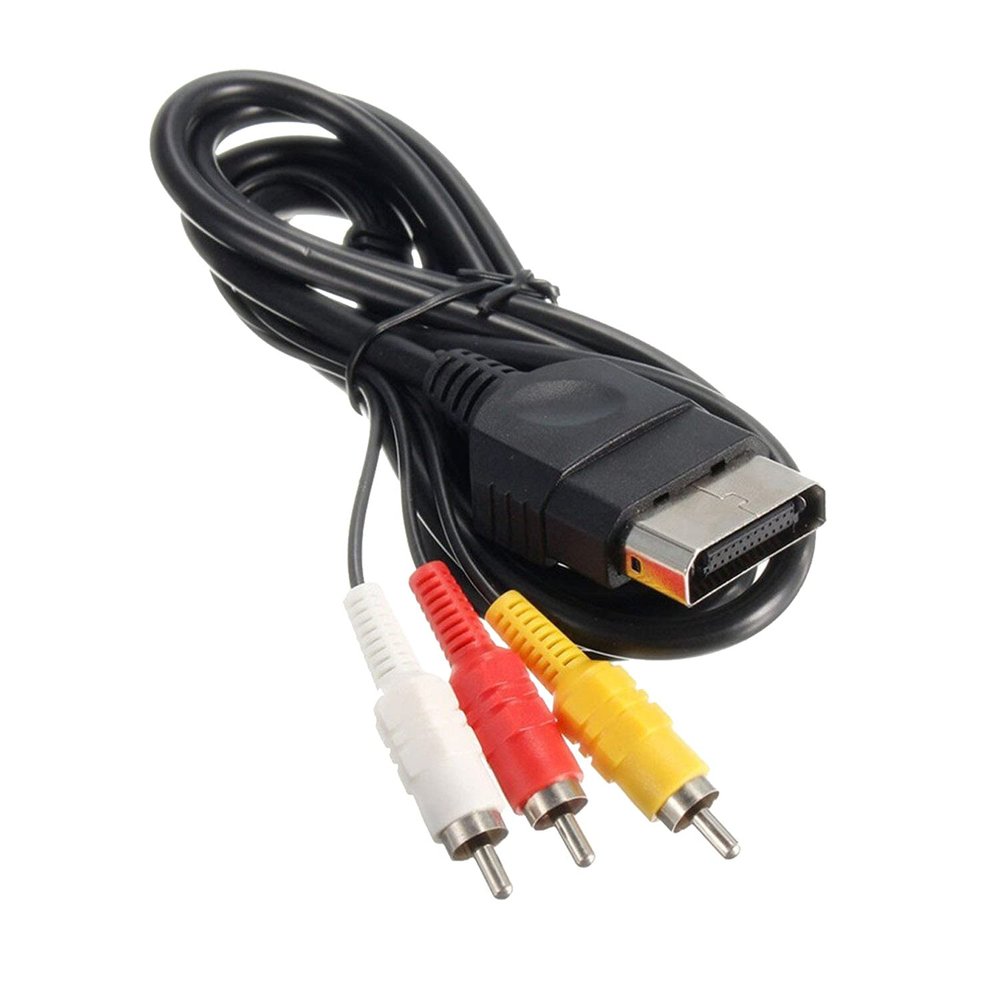 6Ft. AV Cable for PS2 PS1 PS3, AV to RCA Composite Audio Video TV Cord Compatible with Playstation