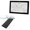 BoxWave Keyboard Compatible with Allen Bradley VersaView 6300M (17 in) [4:3 Aspect Ratio] - AquaProof USB Keyboard, Washable Waterproof Water Resistant - Jet Black view 1