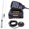 KT-8900 Mic Mini Car Mobiel Radio VHF/UHF Dual Band 25 Watts 200CH Transceiver Receiver Dual Standby Long Range Black with 770R Antenna and Magnetic view 1