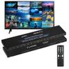 HDMI Quad MultiViewer 16x1, Seamless Switcher 16 in 1 Out with IR Remote Control, Support 1080p and 8 Viewing Modes view 1