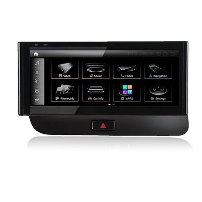 DRIKSWVE Android Auto Screen with Snapdragon 665 8 Core 4+64 GB 1920 * 720 HD Anti-Glare Monitor for Audi Q5 Multimedia MMI 3G+ (2010-2017)
