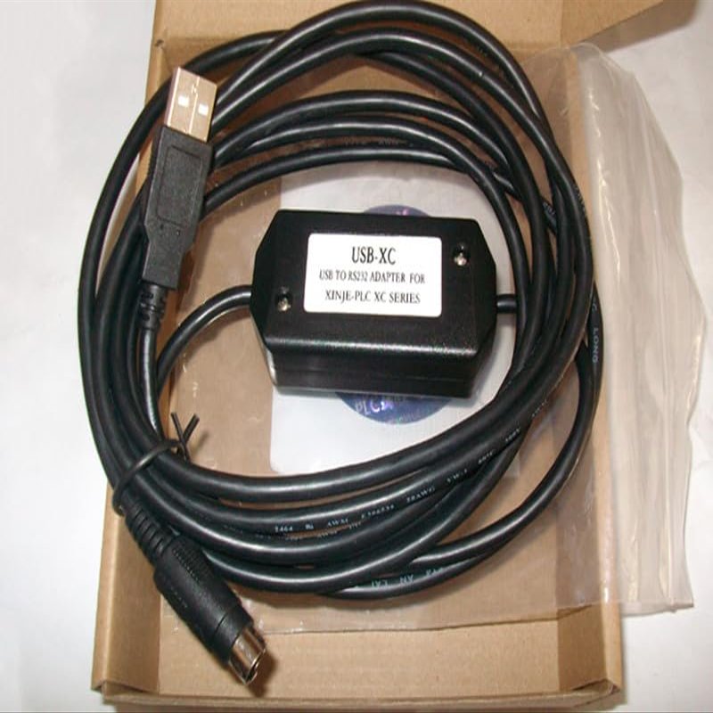 USB-XC for PLC Programming Cable XC1 XC2 XC3 XD Communication Cable PLC Download Data Cable Black 3 Meters