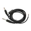 Aviation Headset Replacement Cable for , 6.6ft DIY Cable, Dual GA Plugs, PVC Material, Easy to Operate, Universal Fit view 3