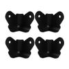 BQLZR 1.06" Speaker Cabinets Corners 1.57" Black for Home Audio Amplifier Pack of 16 view 2