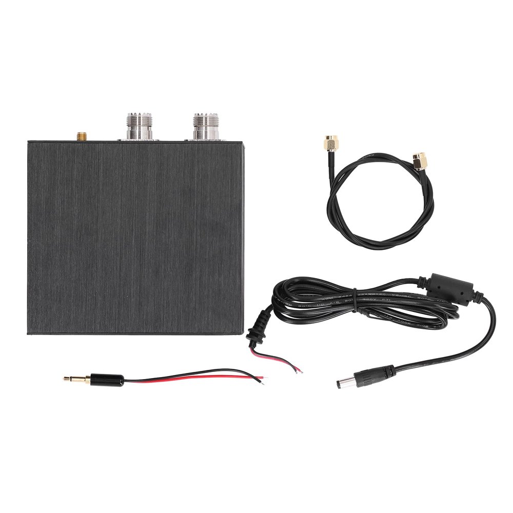 100W DC to 160MHz SDR Transceiver Switch, Sharer TR Switch Box with SMA to SMA Connect Cable, Aluminum Alloy, 50 Impedance