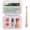 Supmay Hard Travel Case for Yoto Mini (2024 Edition) Kids Screen-Free Bluetooth Audio Player, Storage Holder Protection Case with Zipper Mesh Pocket for Kids Audio Card, Charging Cable, Rose Gold view 1